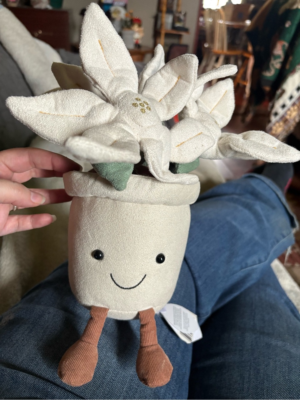 Jellycat Amusable Gold Poinsettia